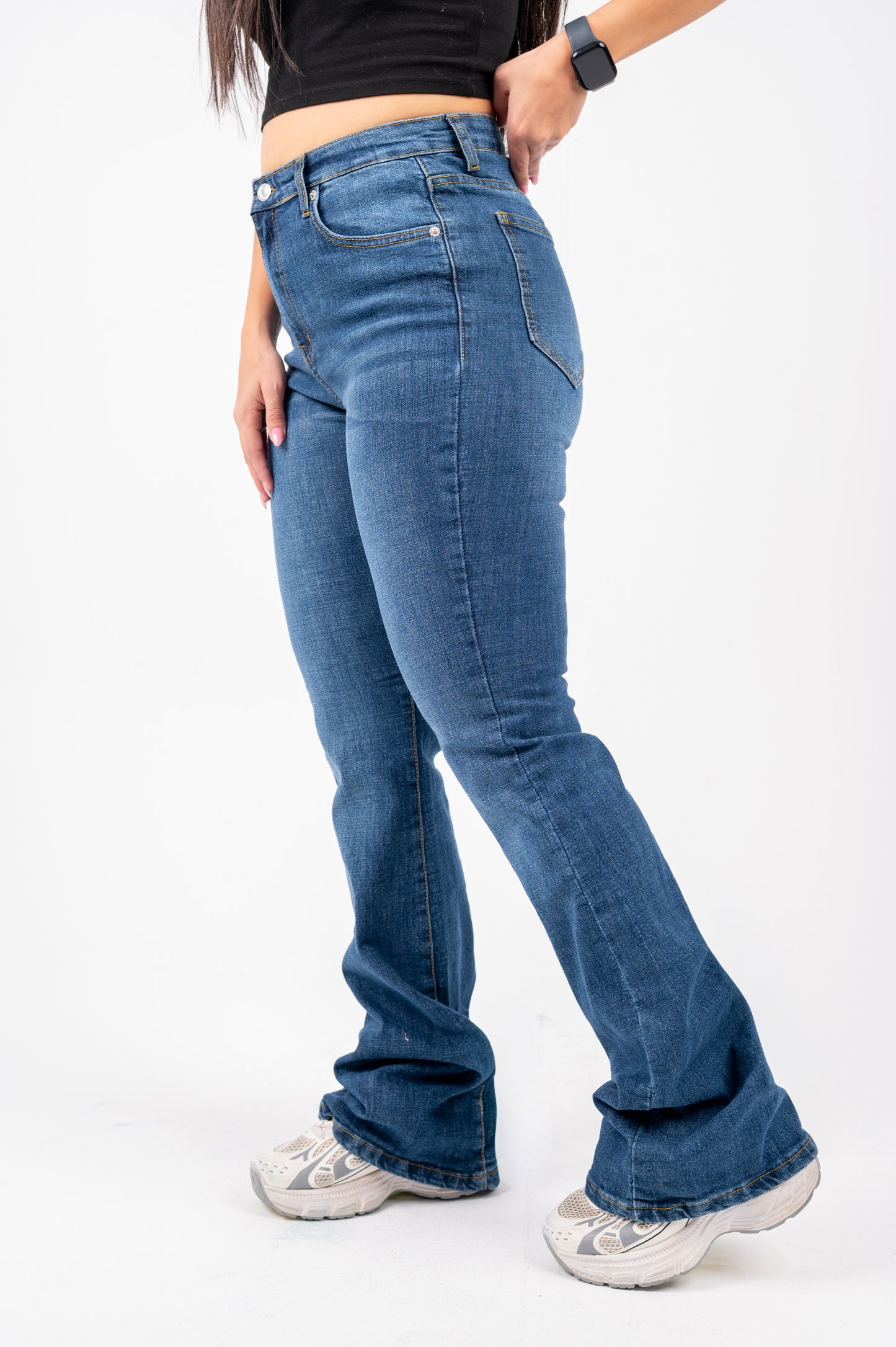 Flare jeans dark blue