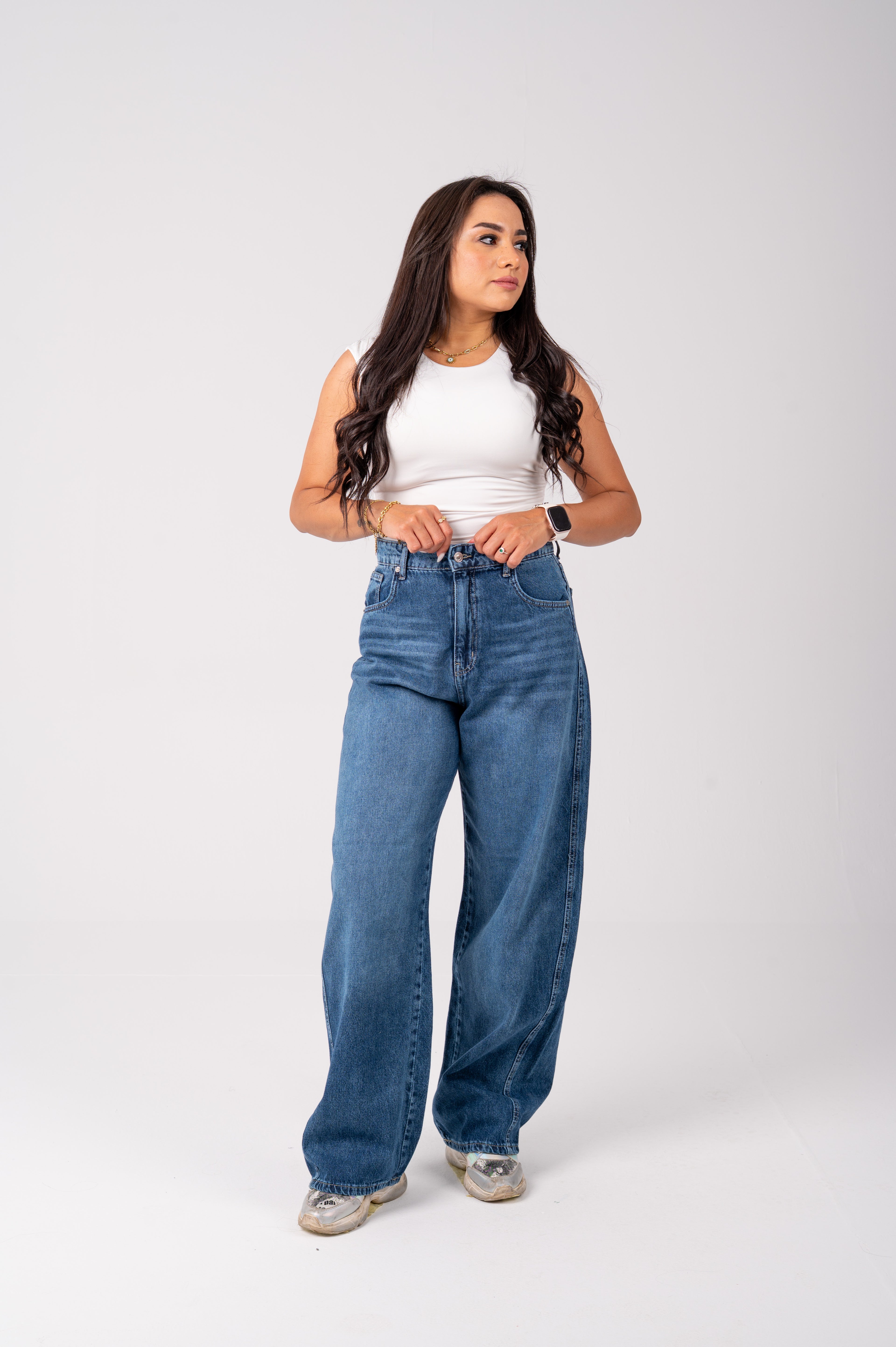 Ballon jeans navy