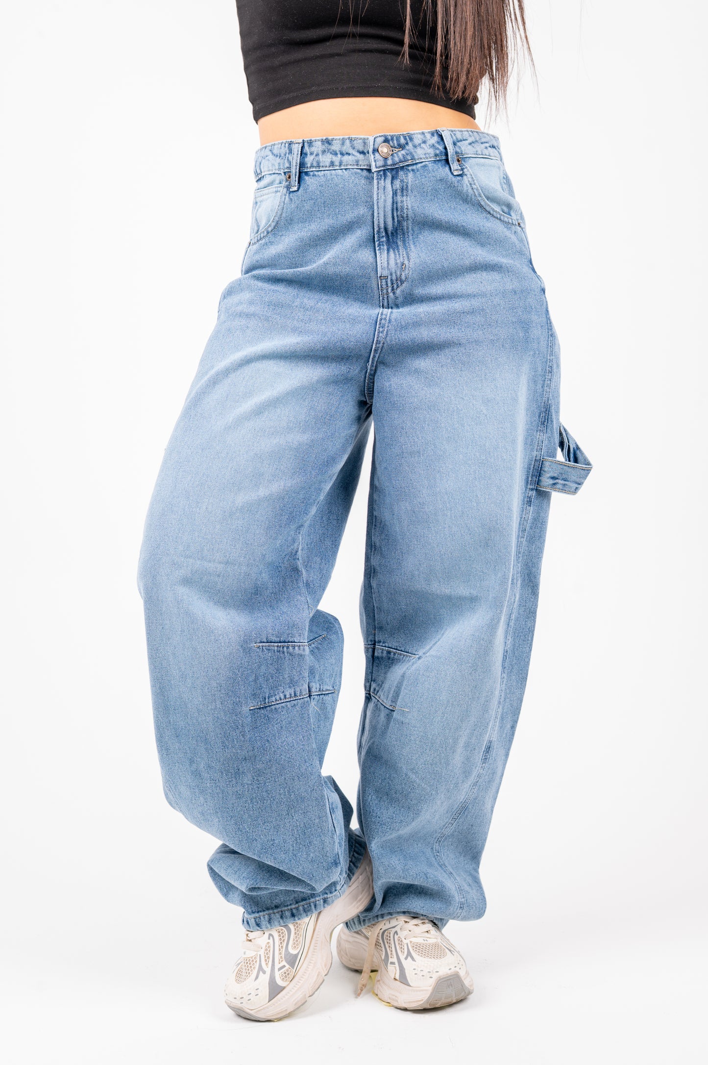 Balloon jeans light blue