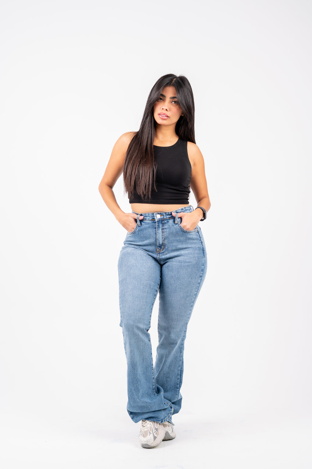 Flare jeans light blue