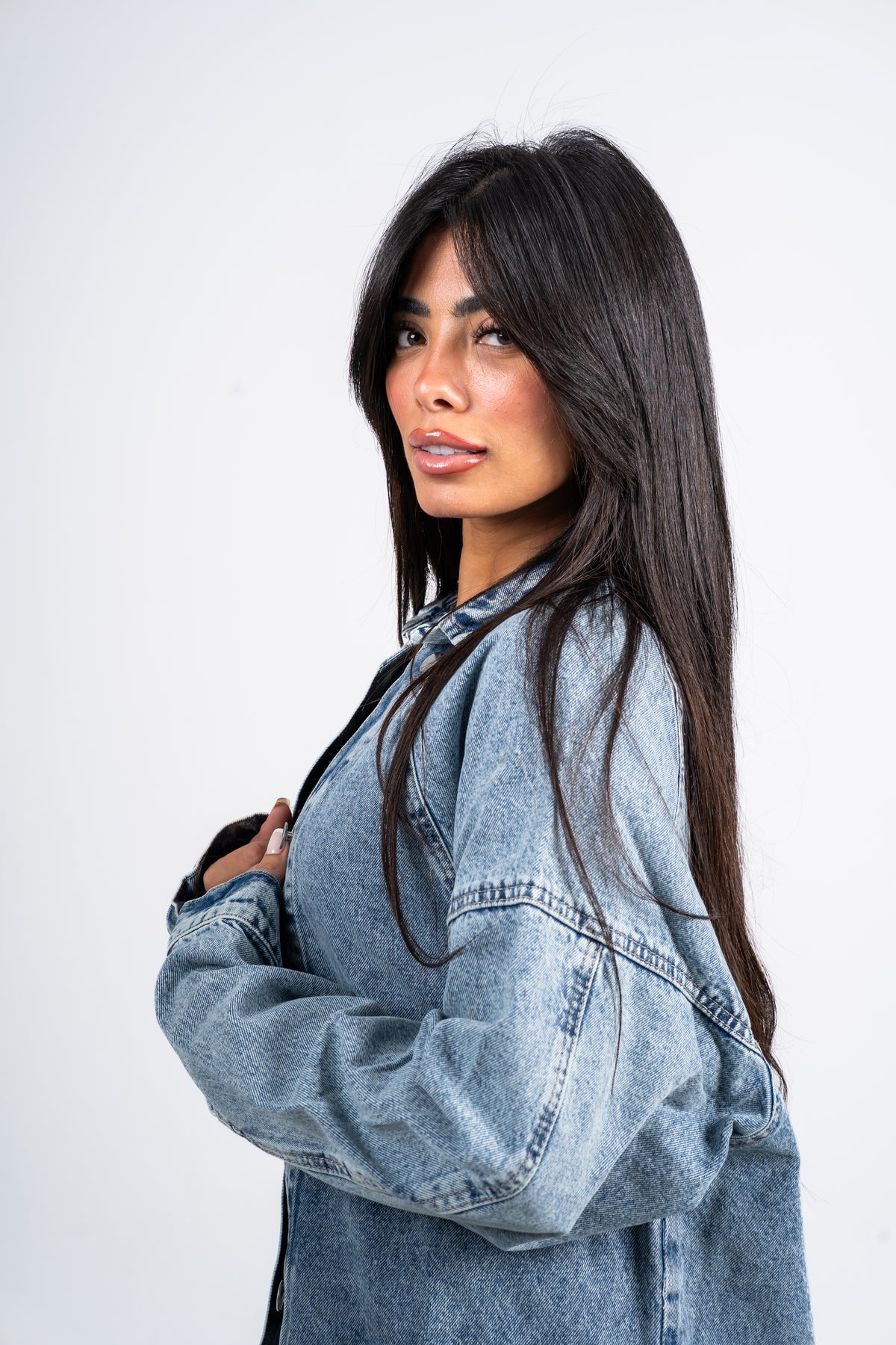 Jacket jeans dirty blue