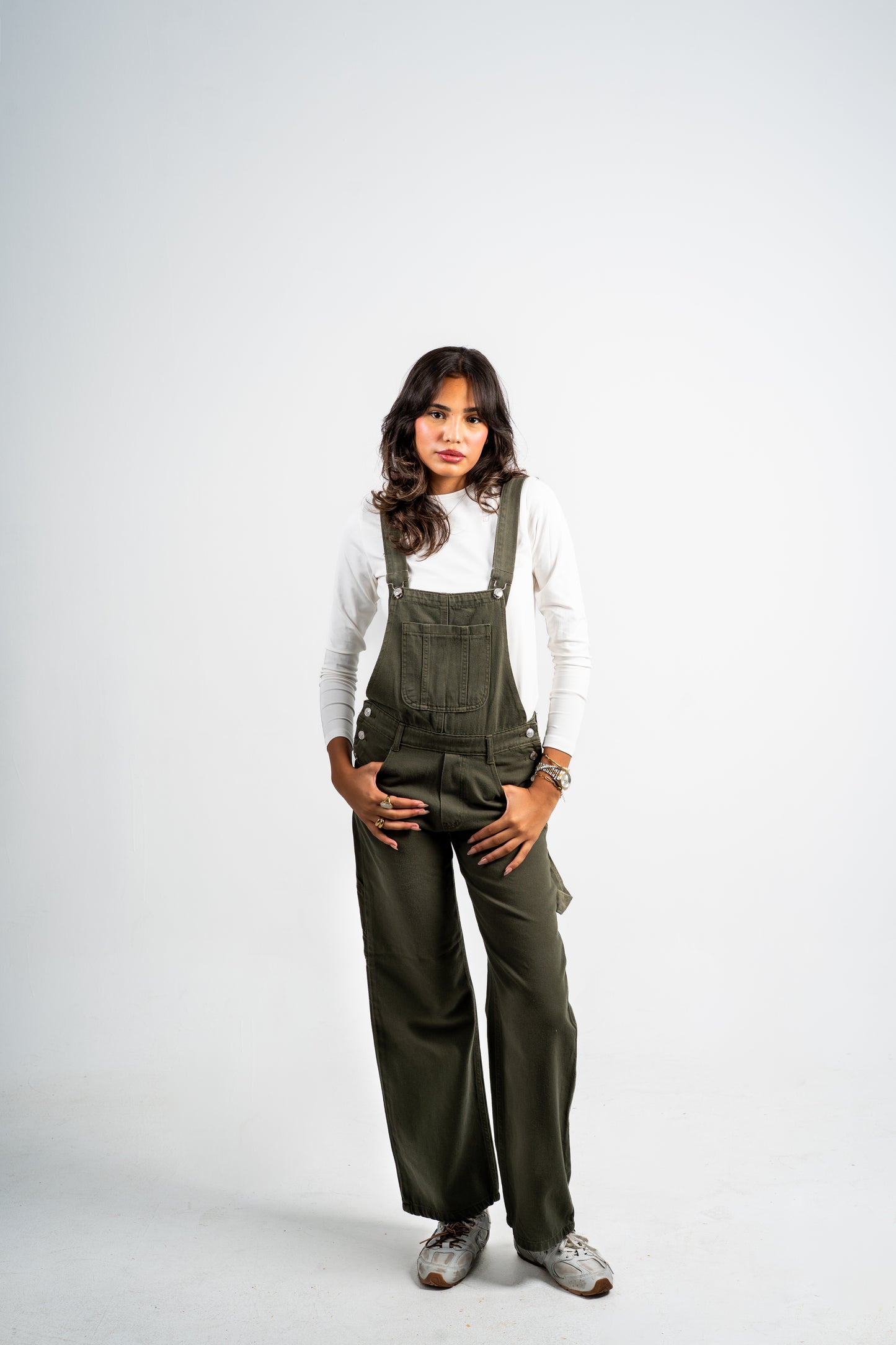 Jumpsuit oil wide leg