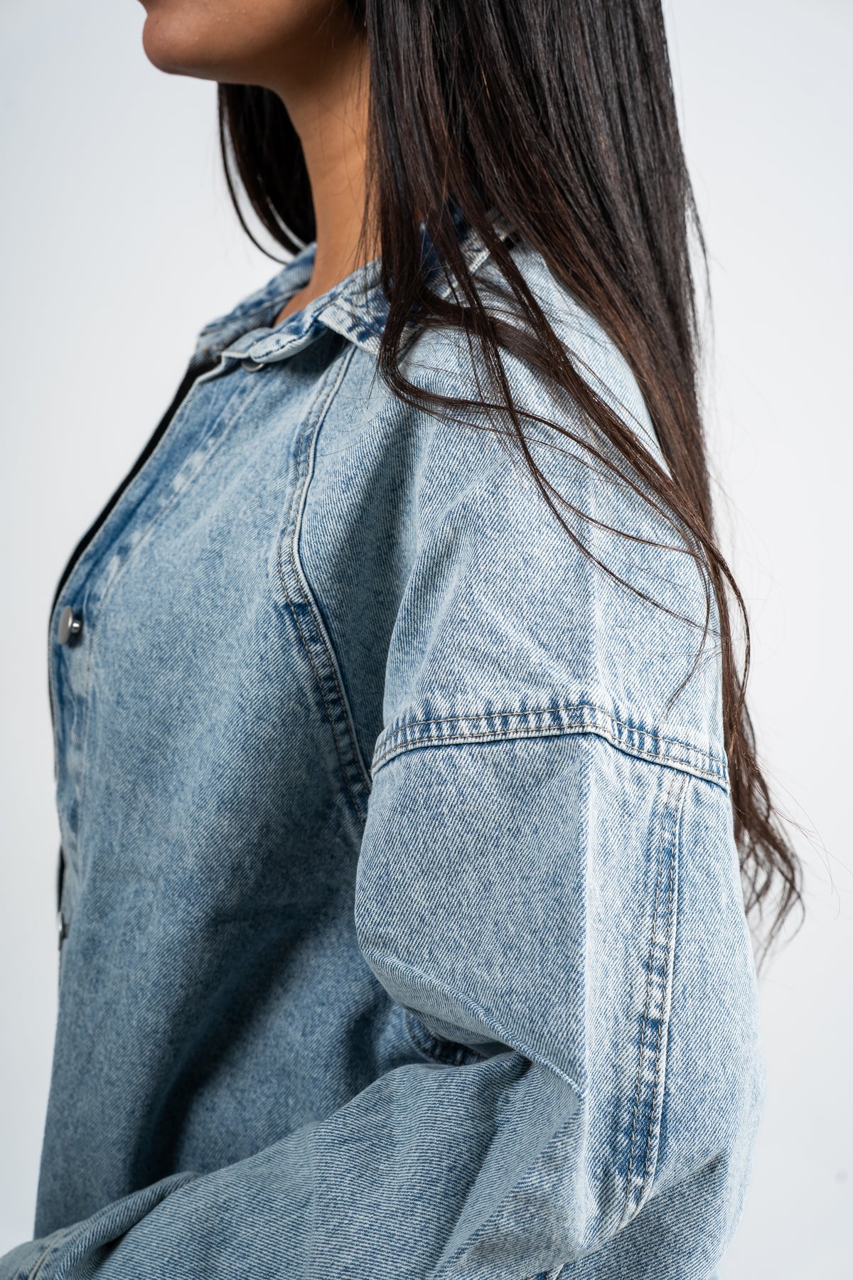 Jacket jeans light blue