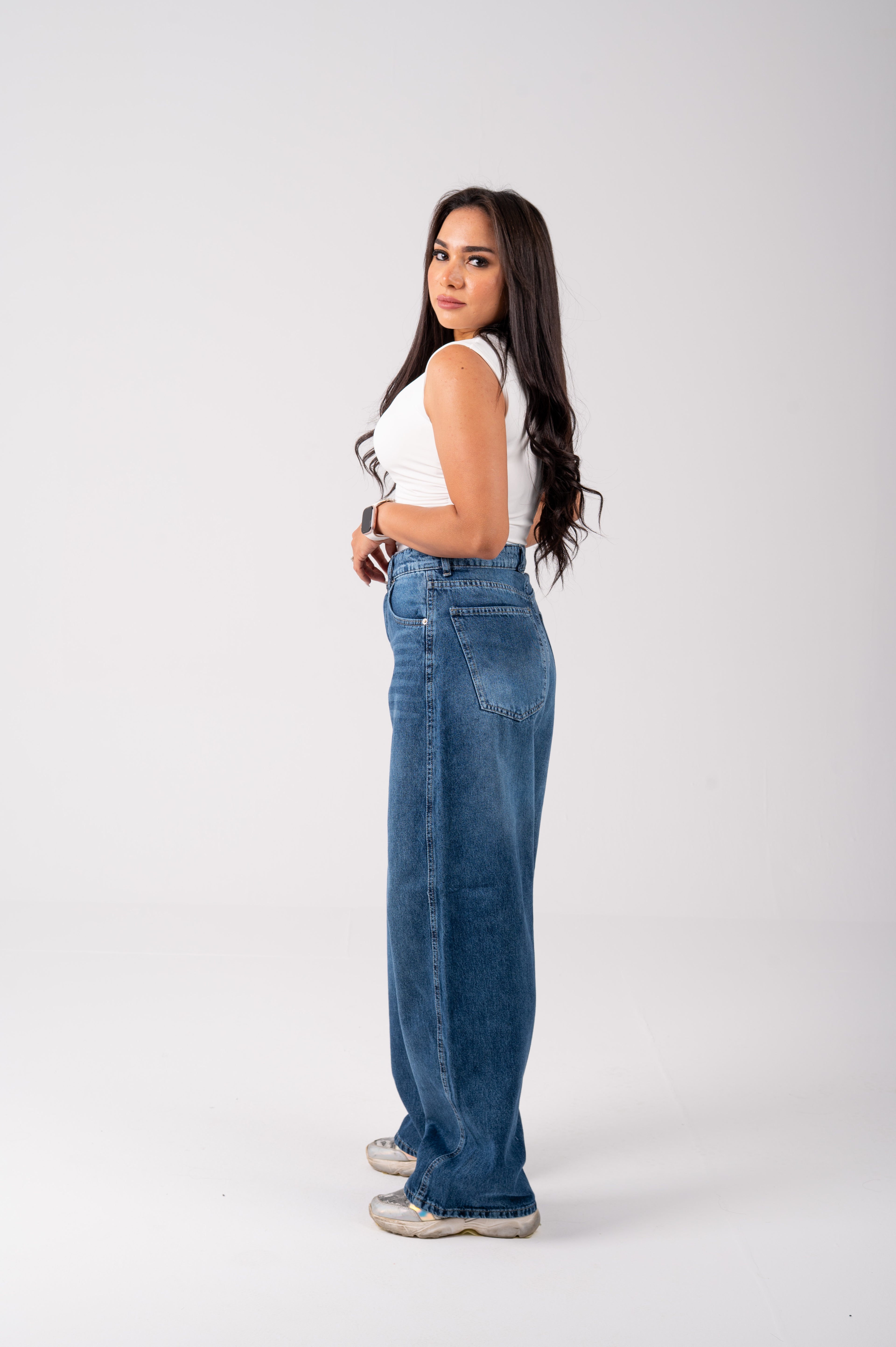 Ballon jeans navy