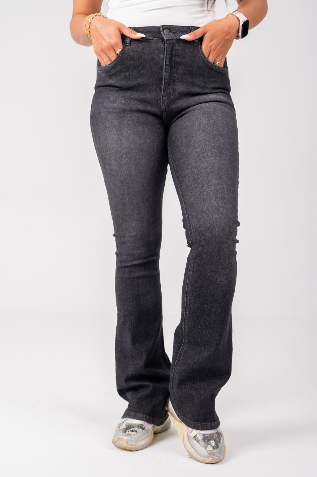 Flare jeans Dark Gray