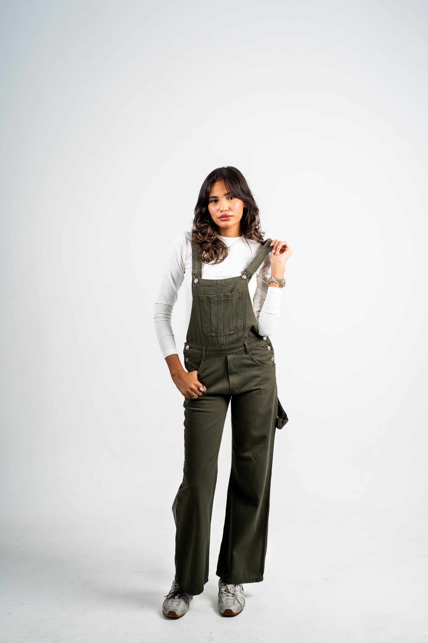 Jumpsuit oil wide leg