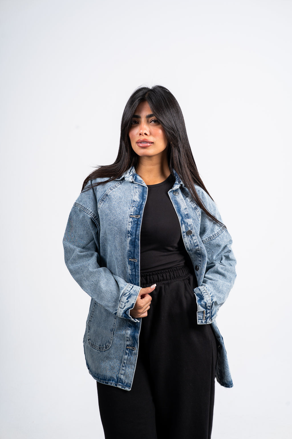 Jacket jeans dirty blue