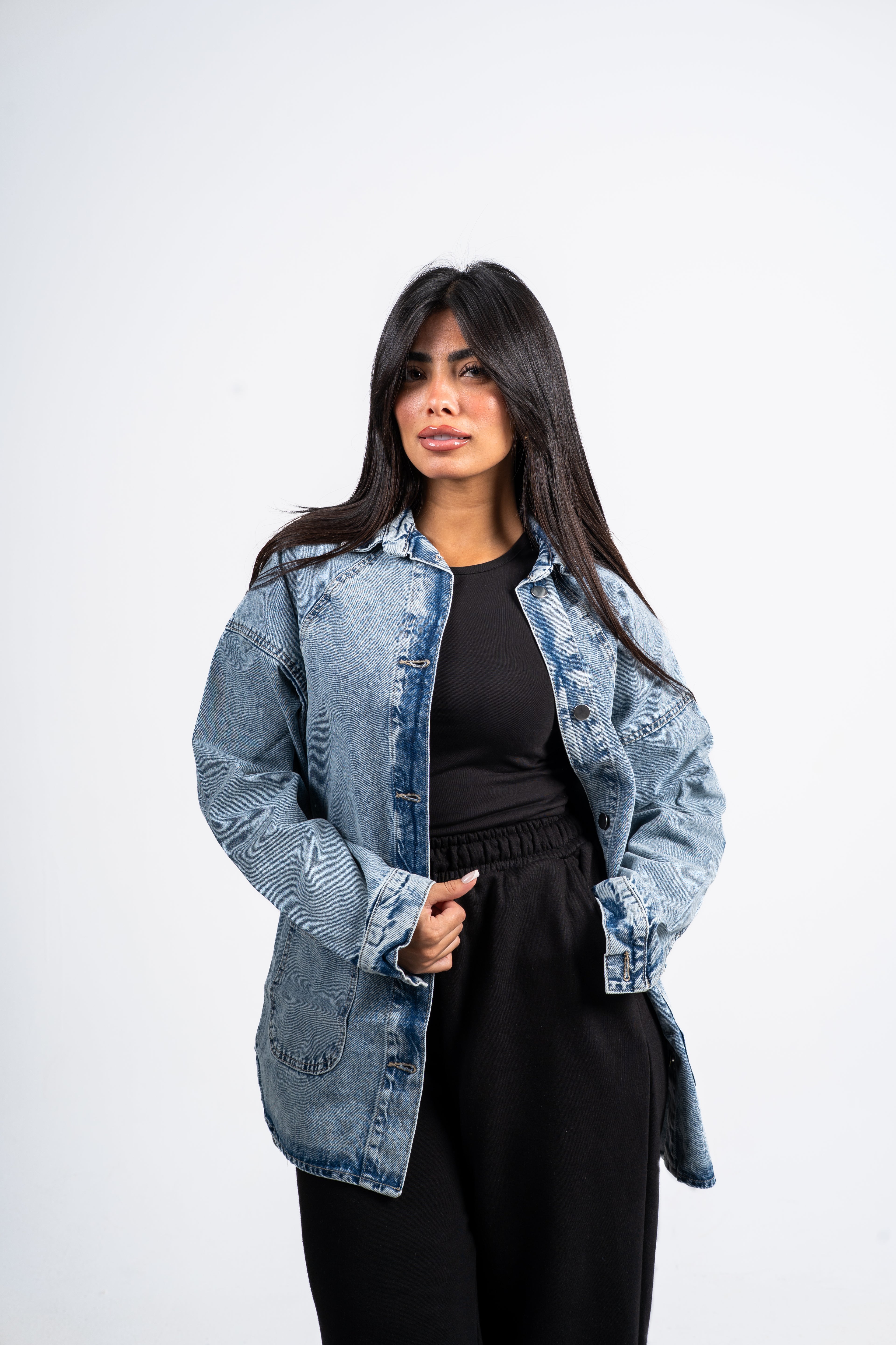 Jacket jeans dirty blue