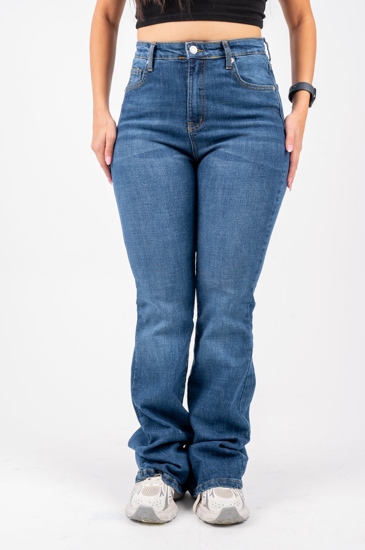 Flare jeans dark blue