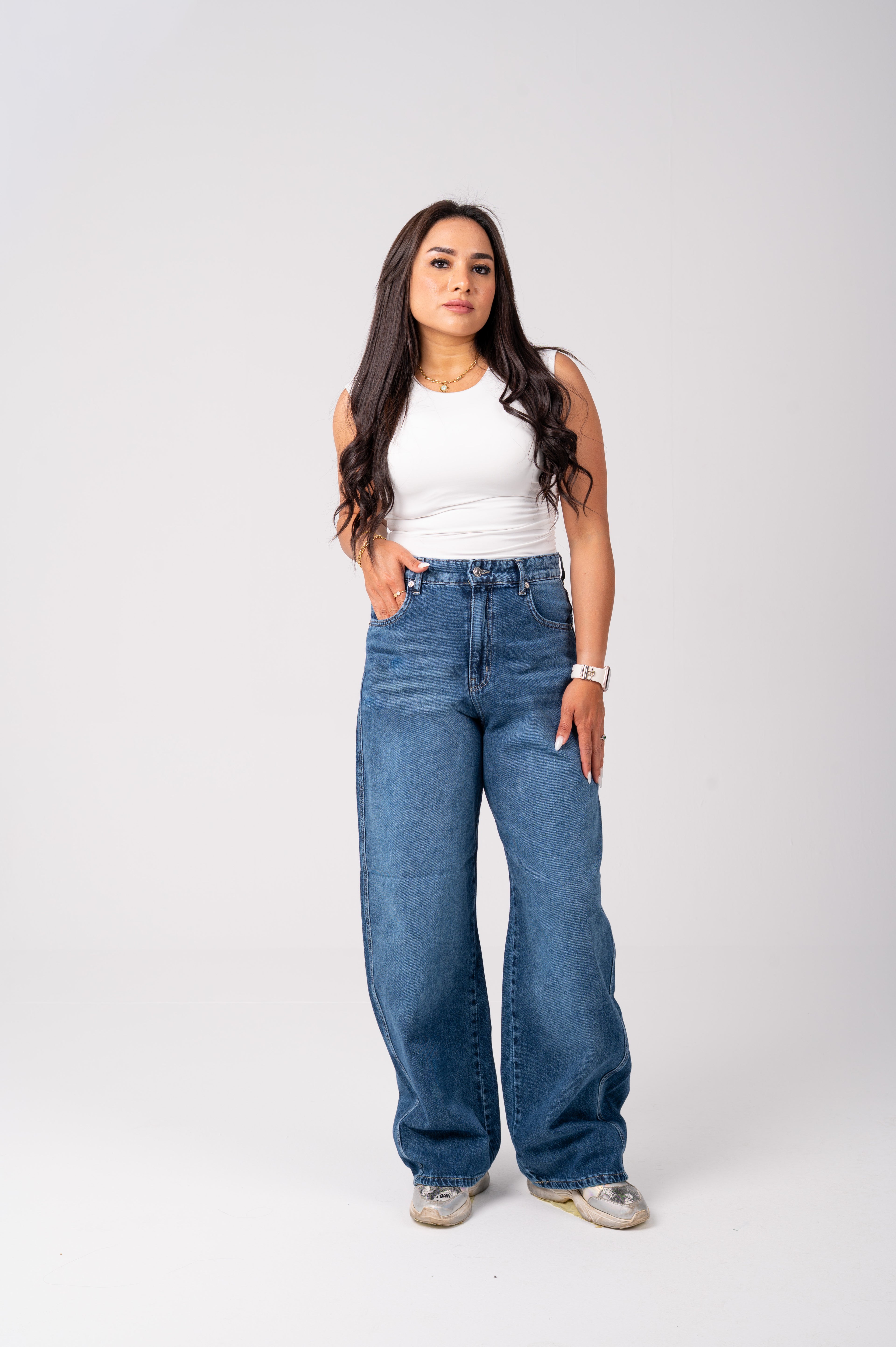 Ballon jeans navy