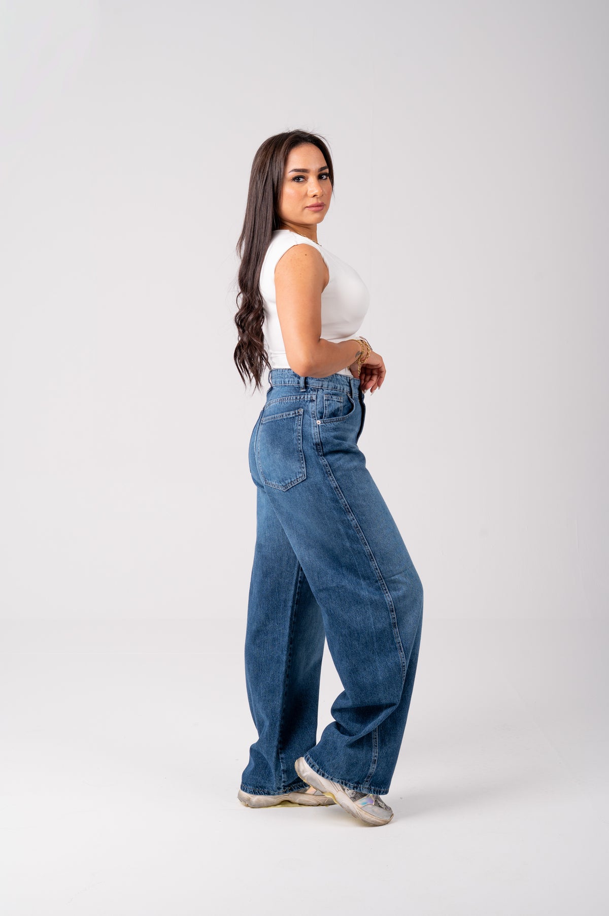 Ballon jeans navy