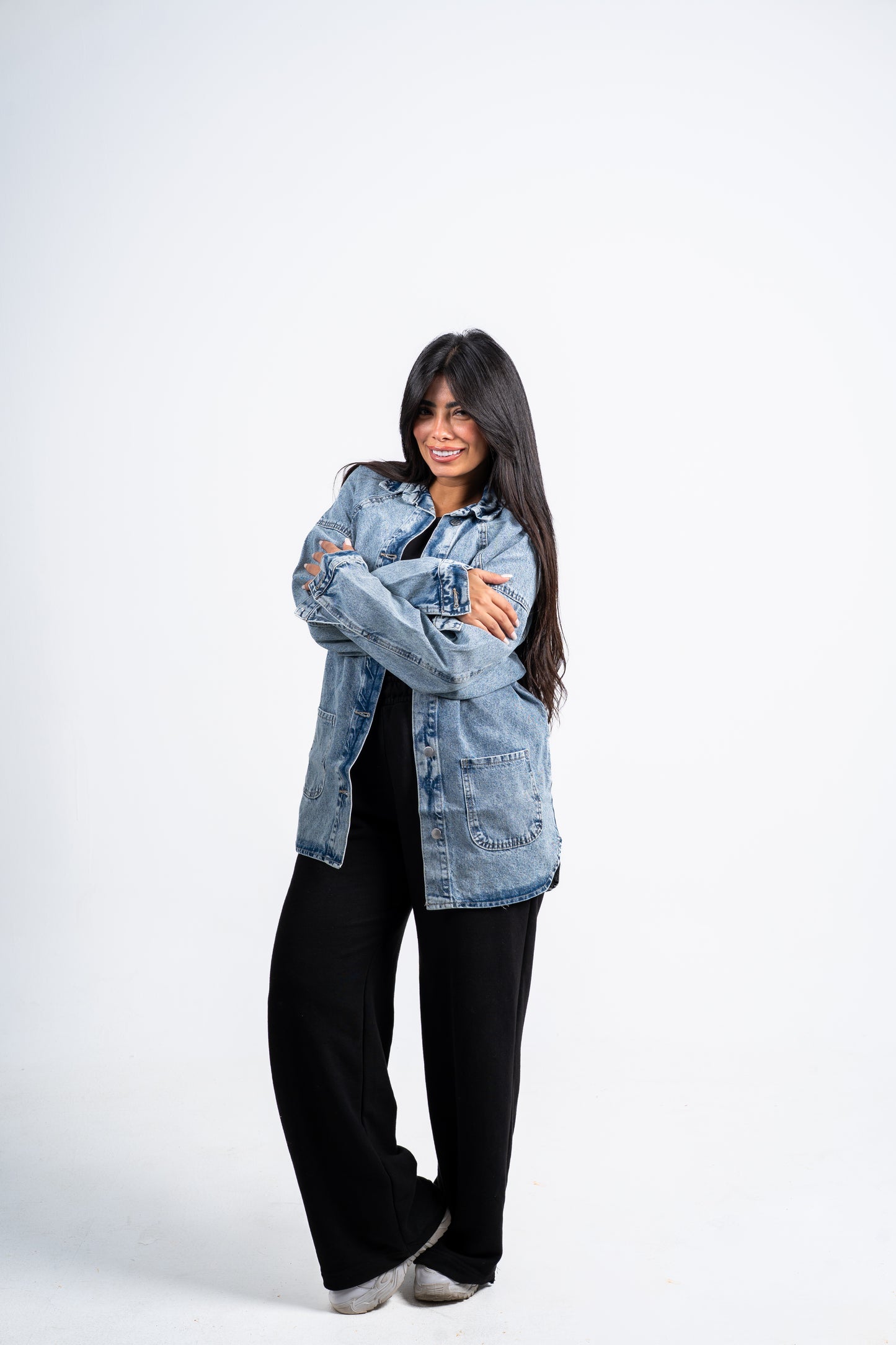 Jacket jeans dirty blue