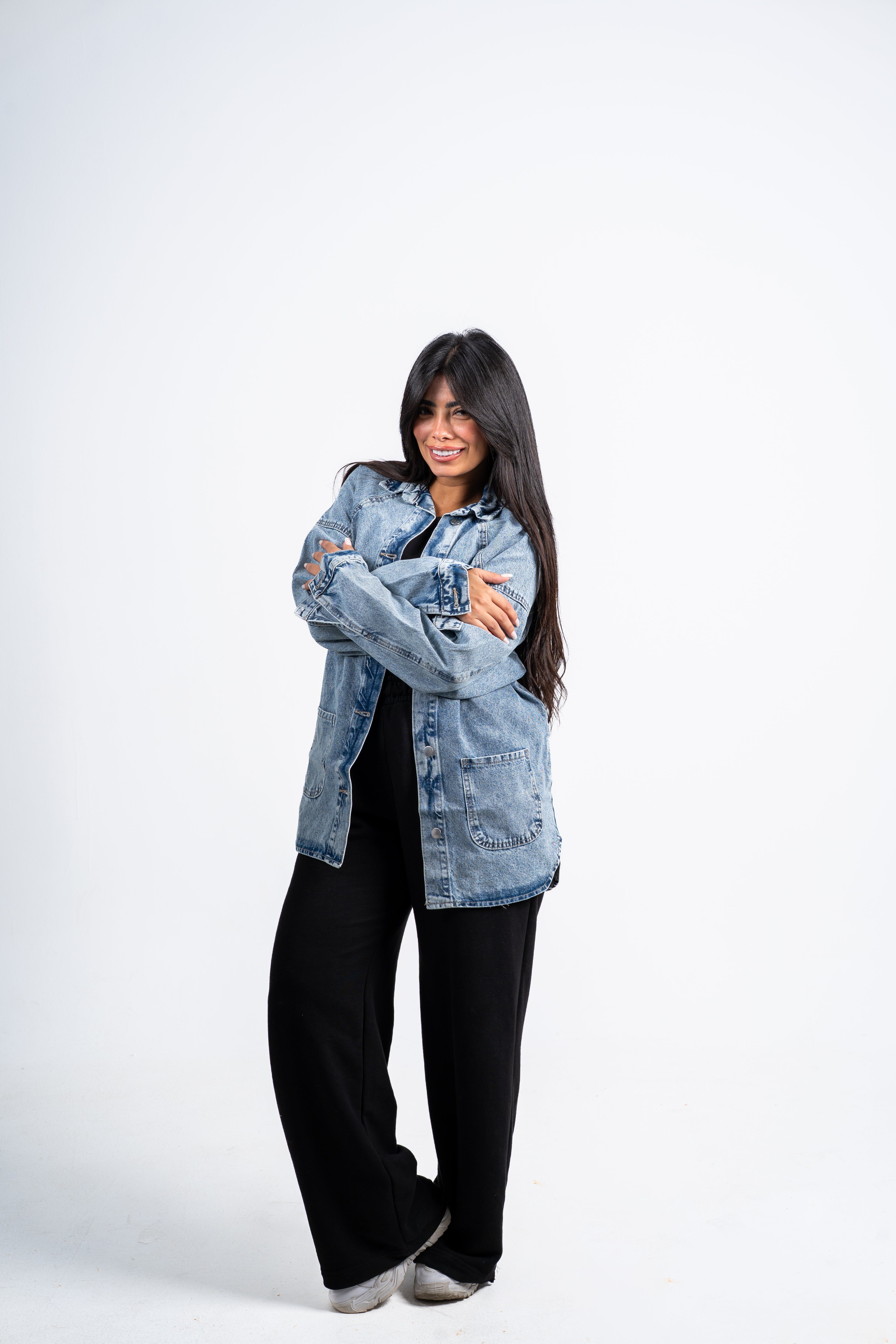 Jacket jeans dirty blue