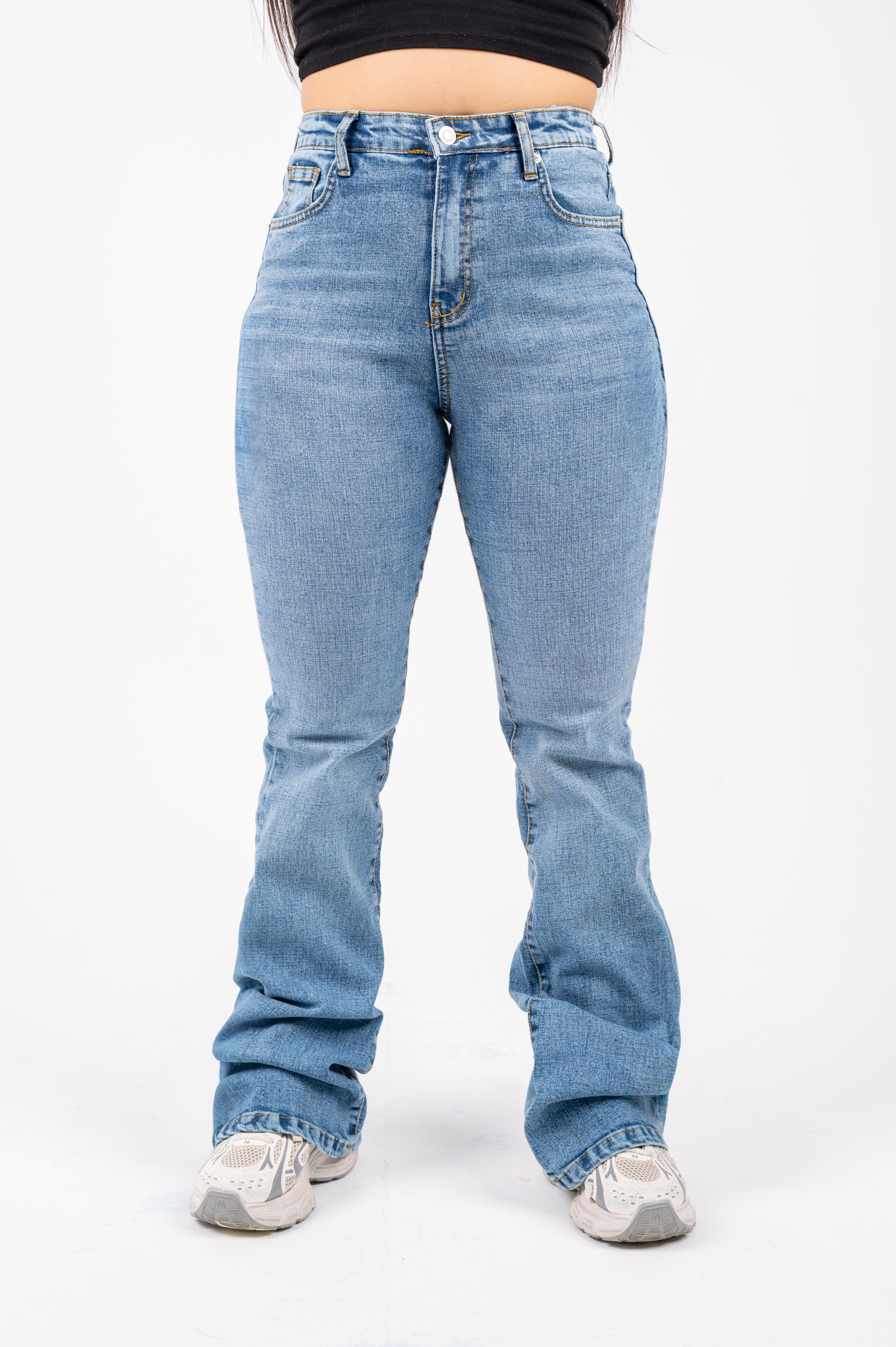 Flare jeans light blue