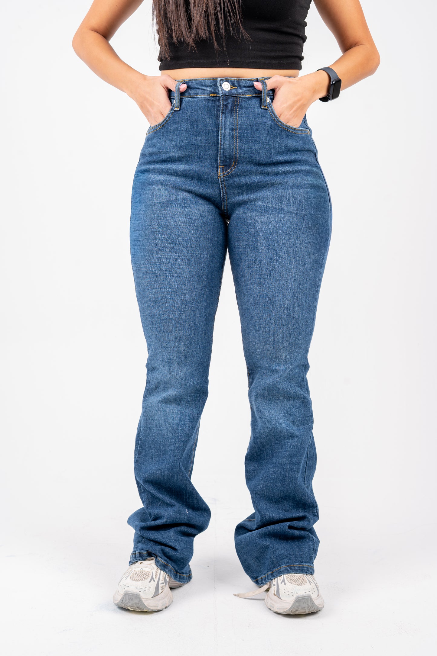 Flare jeans dark blue