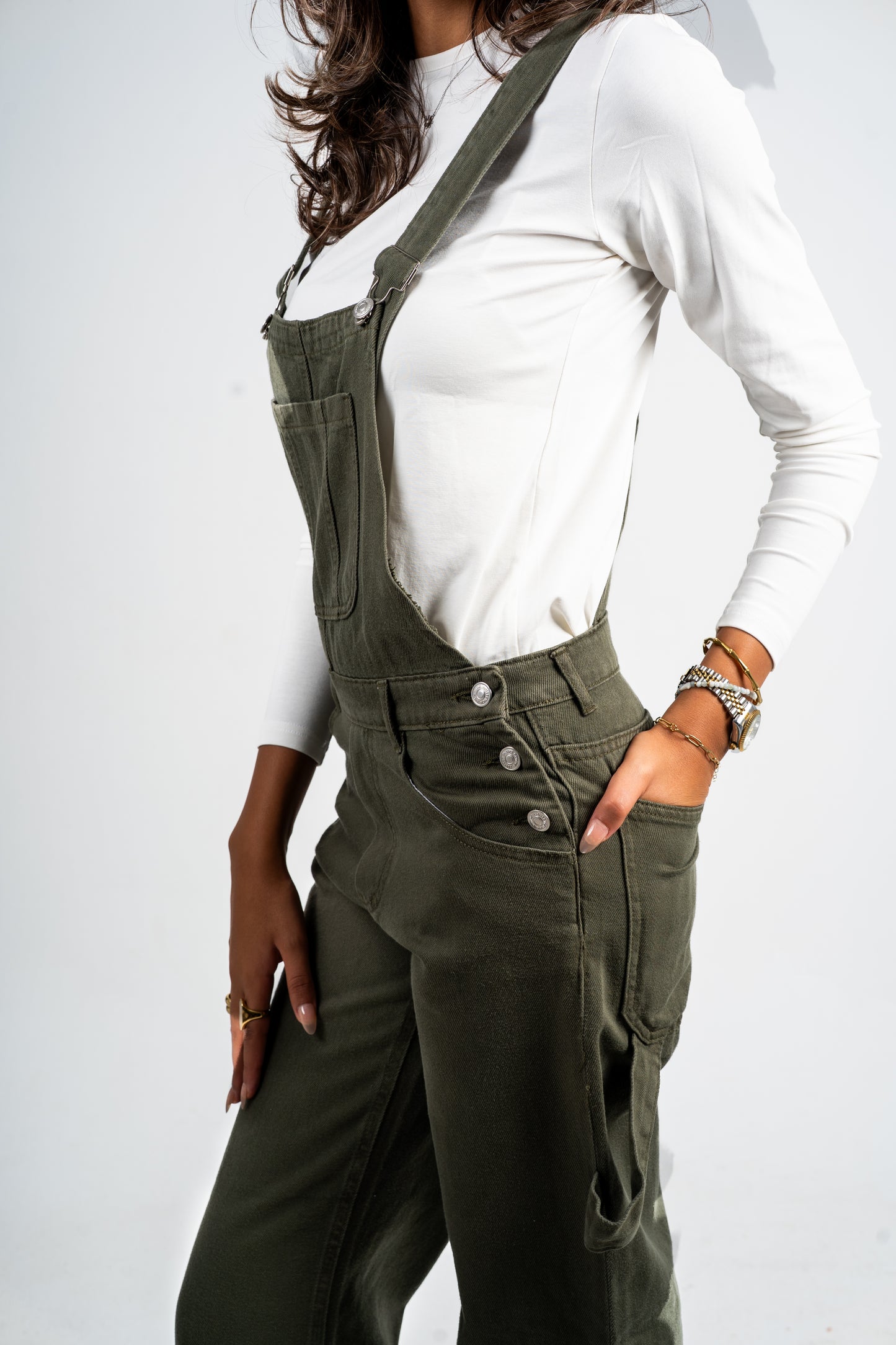 Jumpsuit oil wide leg