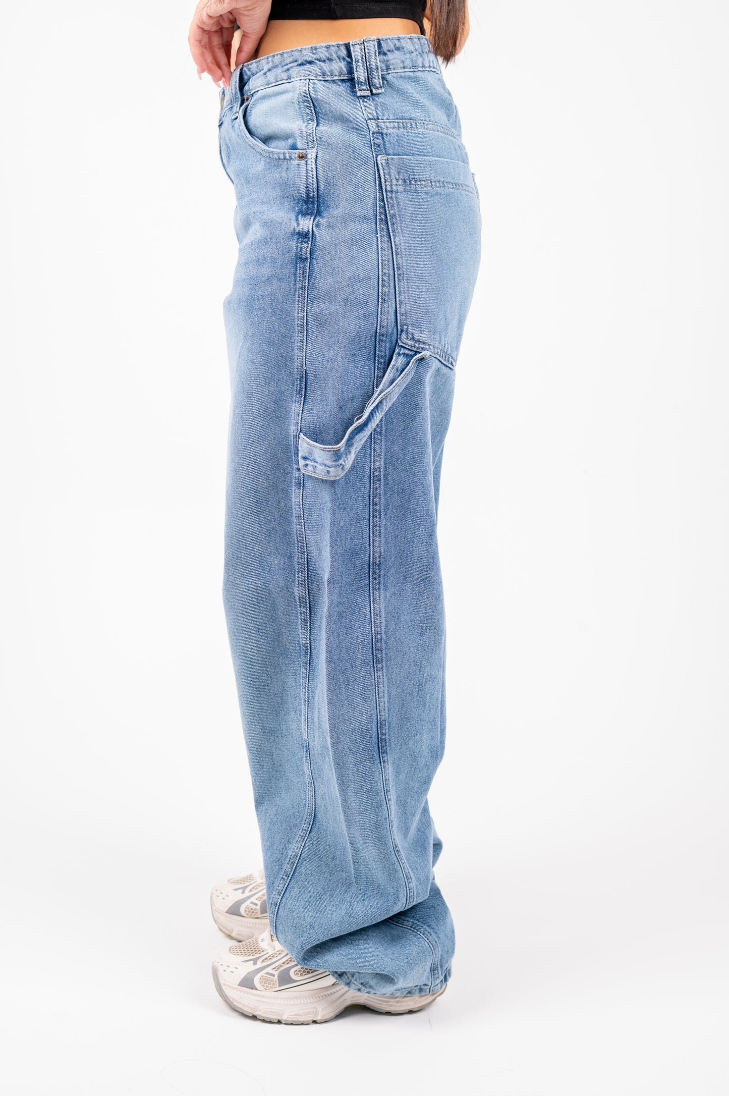 Balloon jeans light blue
