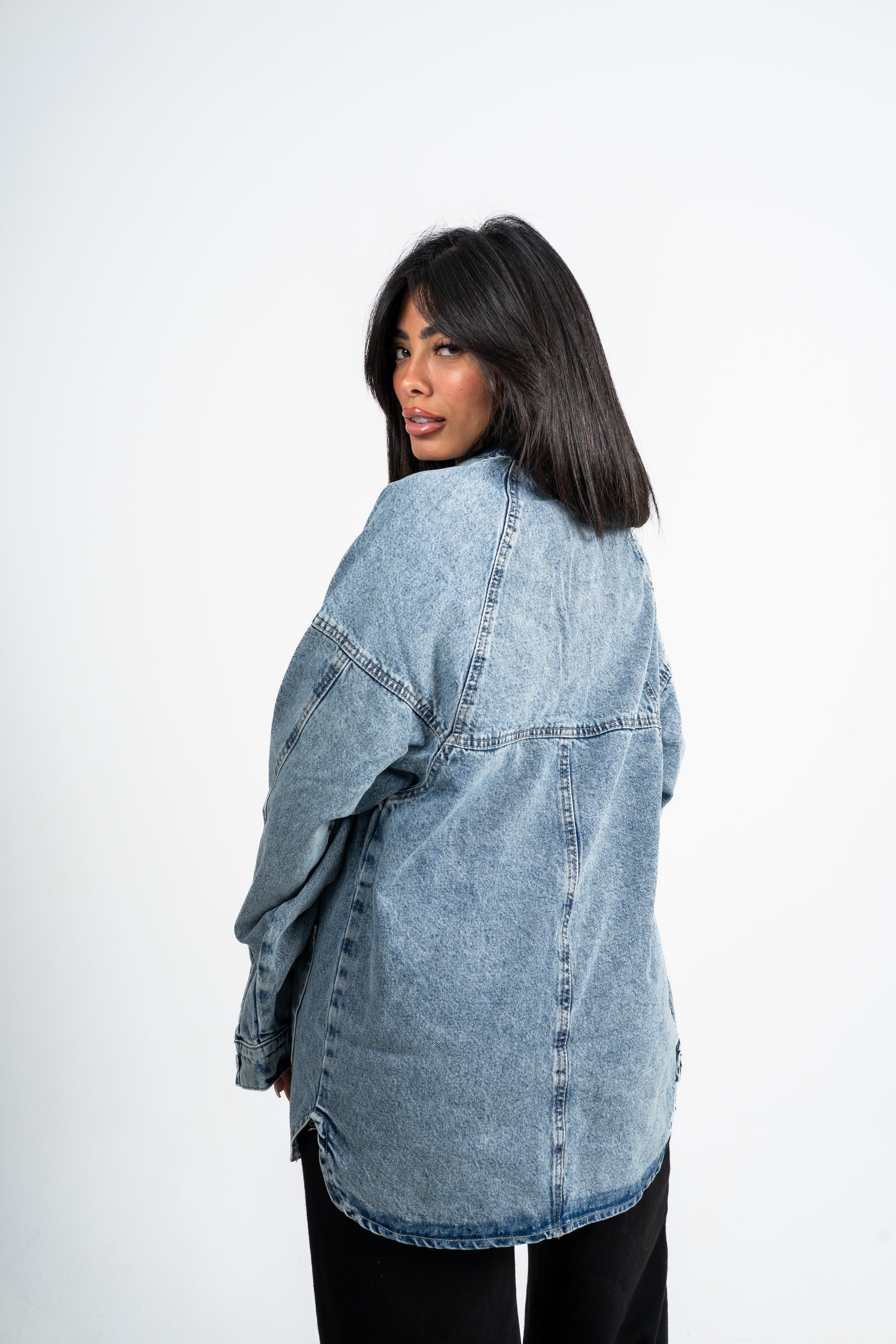 Jacket jeans dirty blue