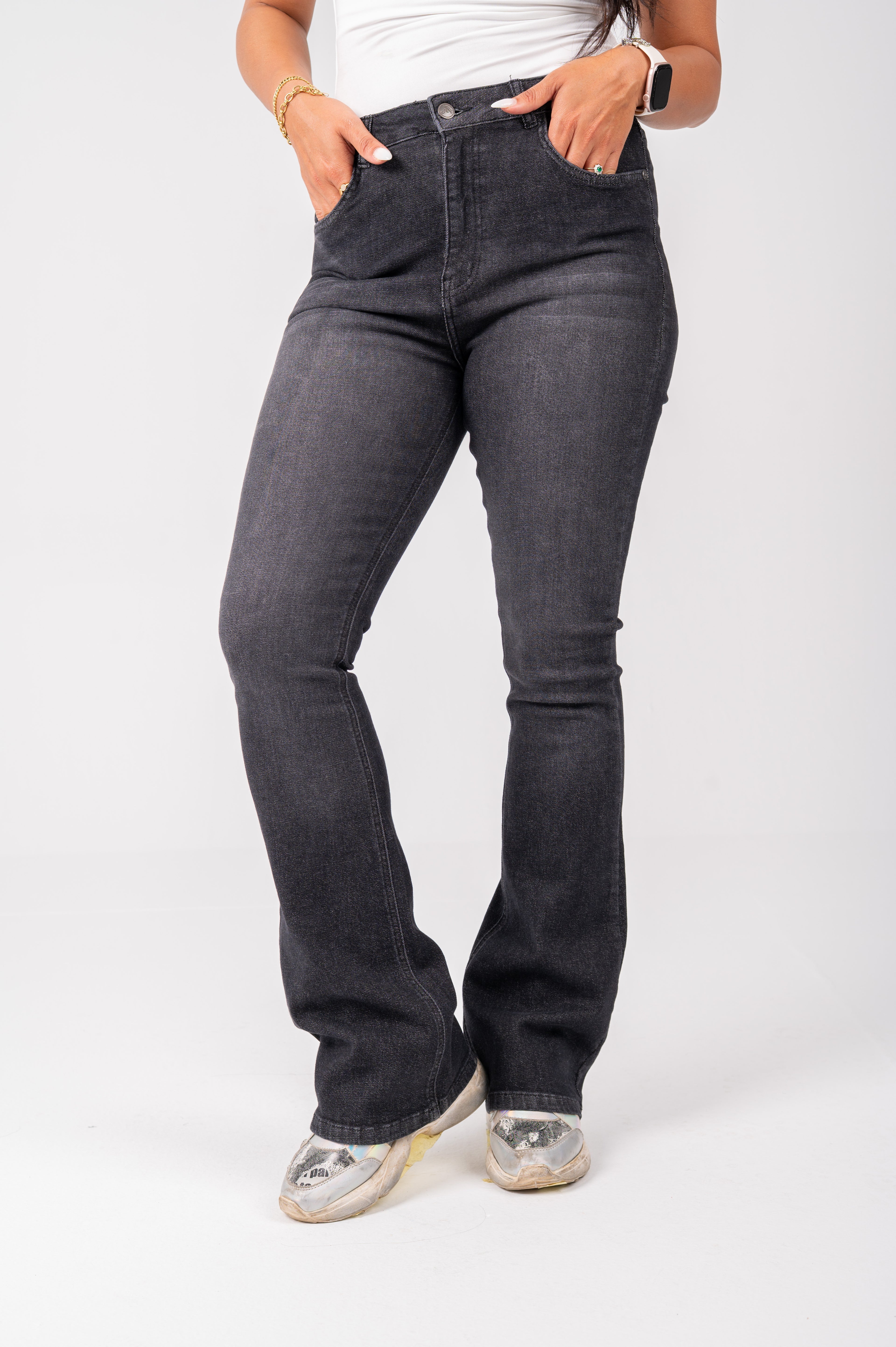 Flare jeans Dark Gray
