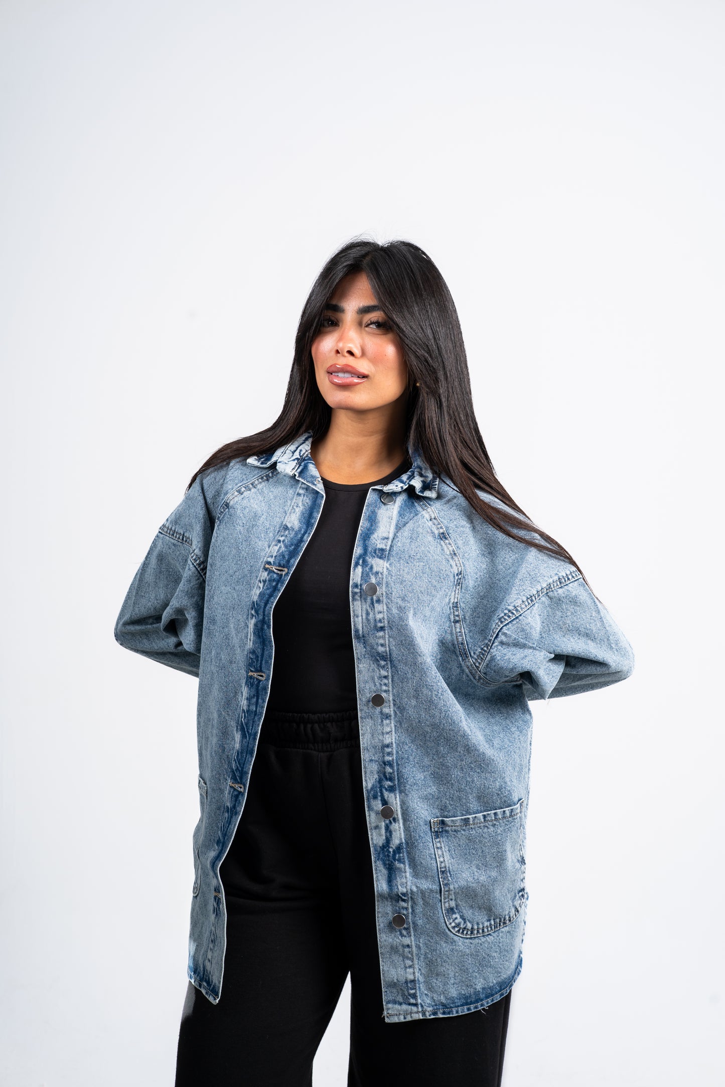 Jacket jeans dirty blue