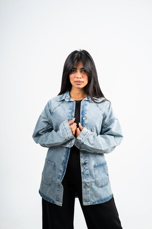 Jacket jeans light blue