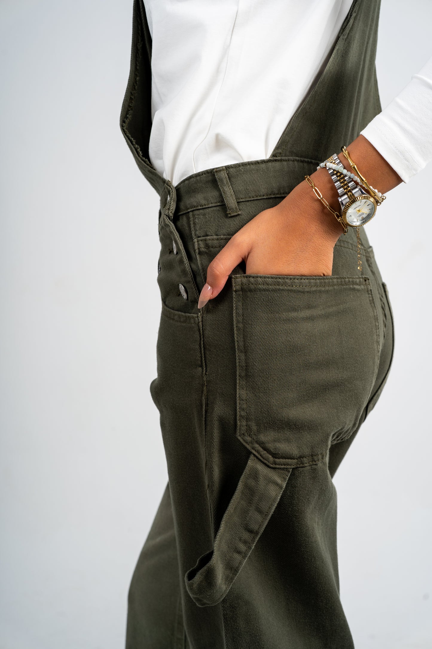 Jumpsuit oil wide leg