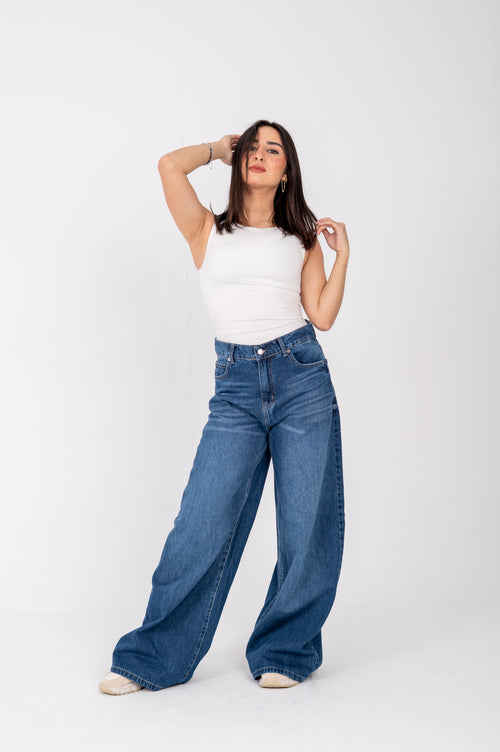 Baggy jeans dark blue