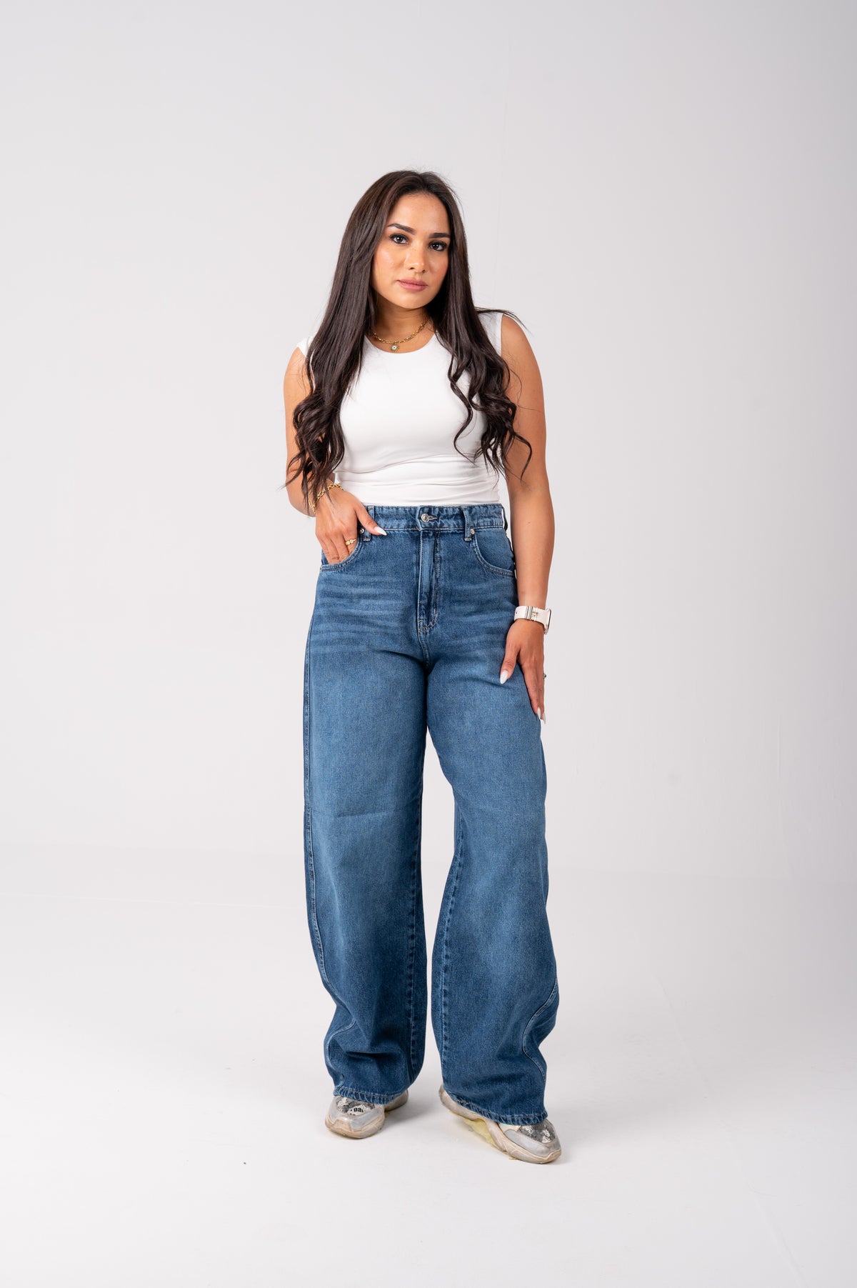 Ballon jeans navy