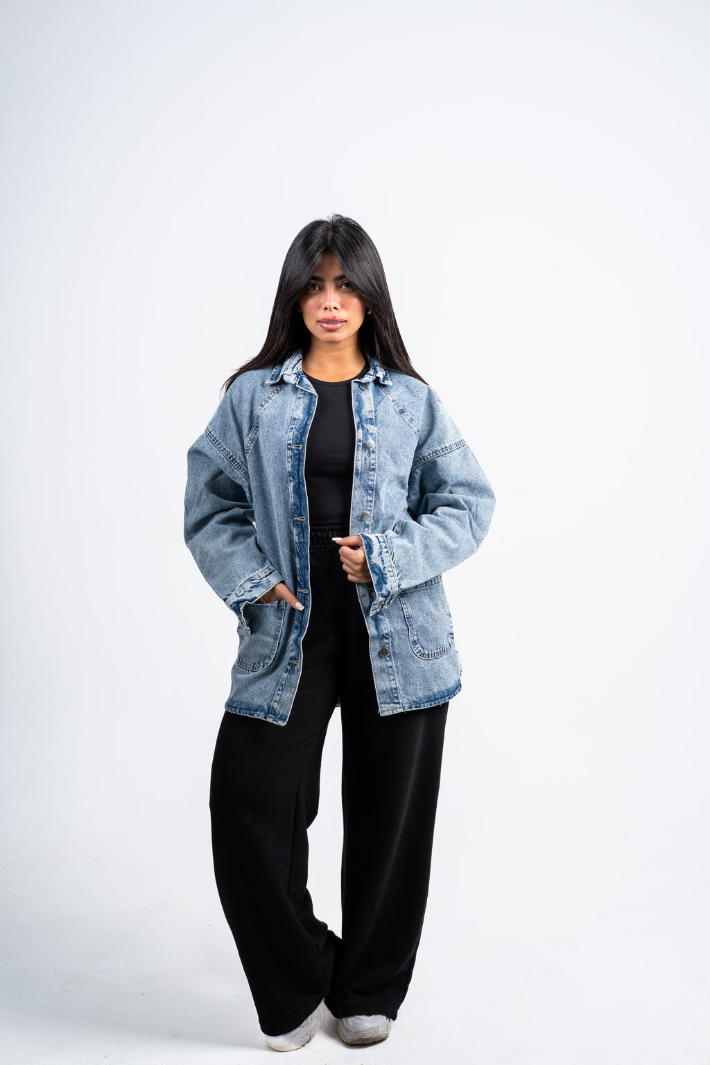 Jacket jeans dirty blue