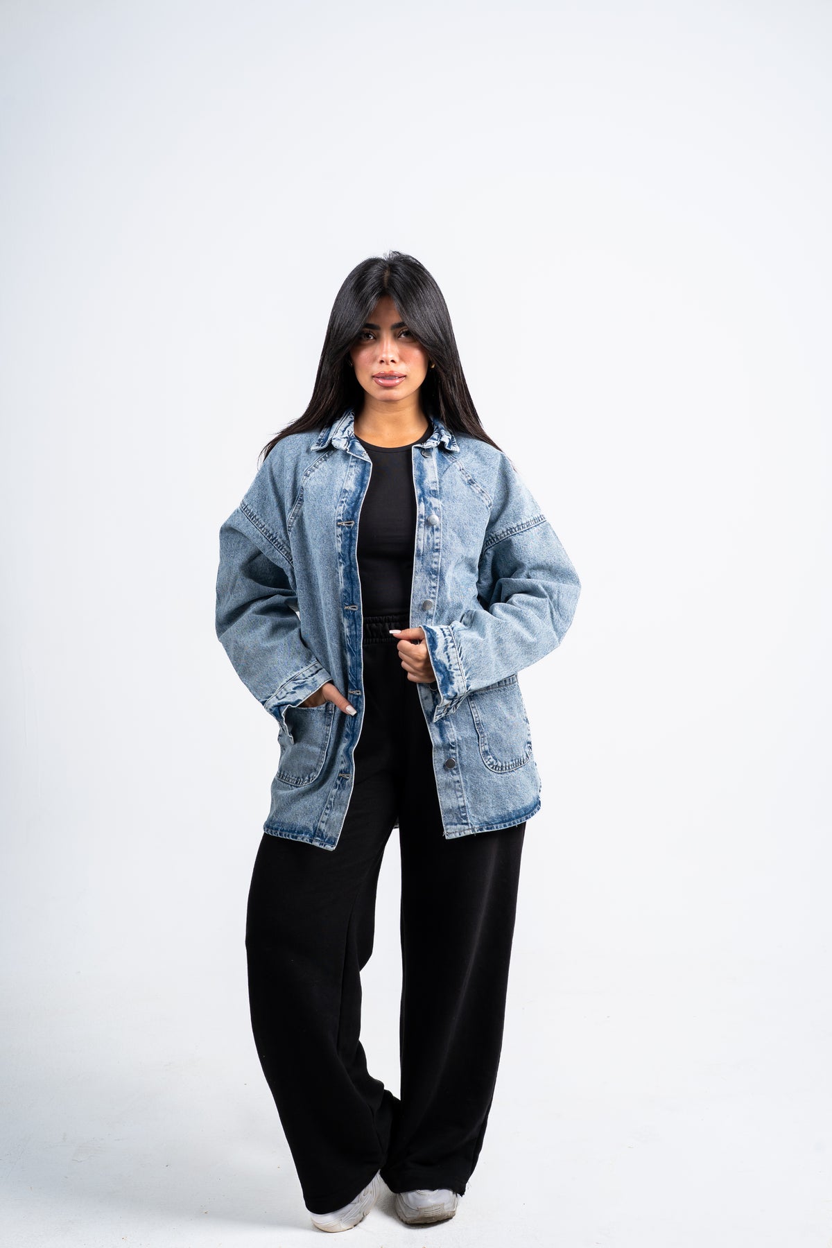 Jacket jeans dirty blue