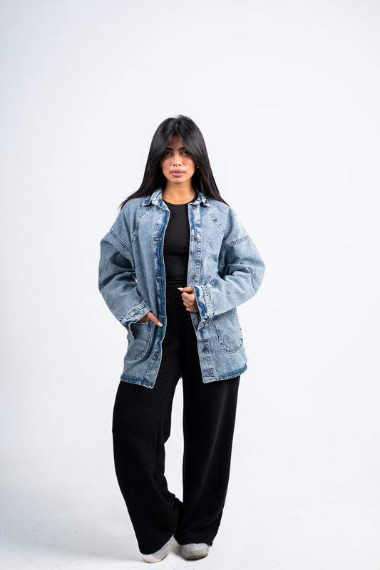 Jacket jeans dirty blue