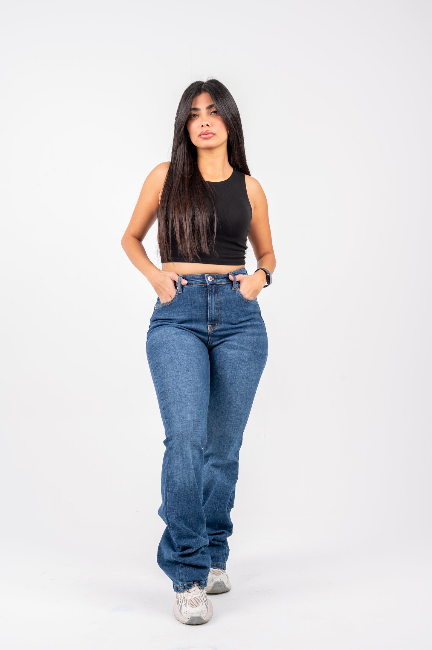 Flare jeans dark blue