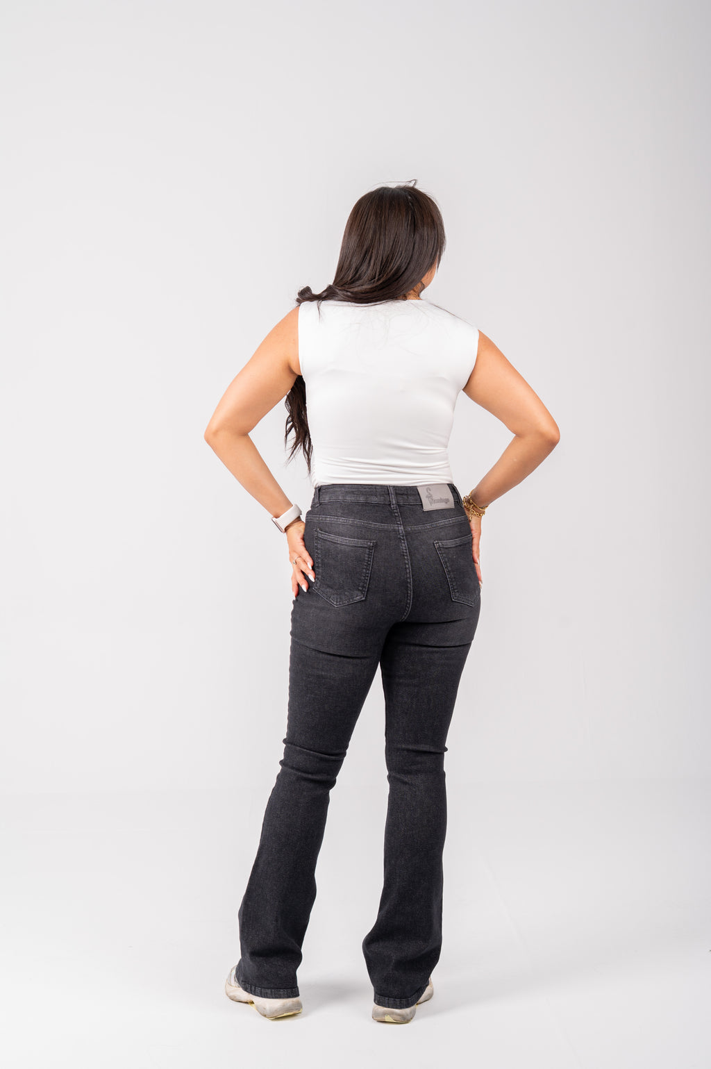 Flare jeans Dark Gray