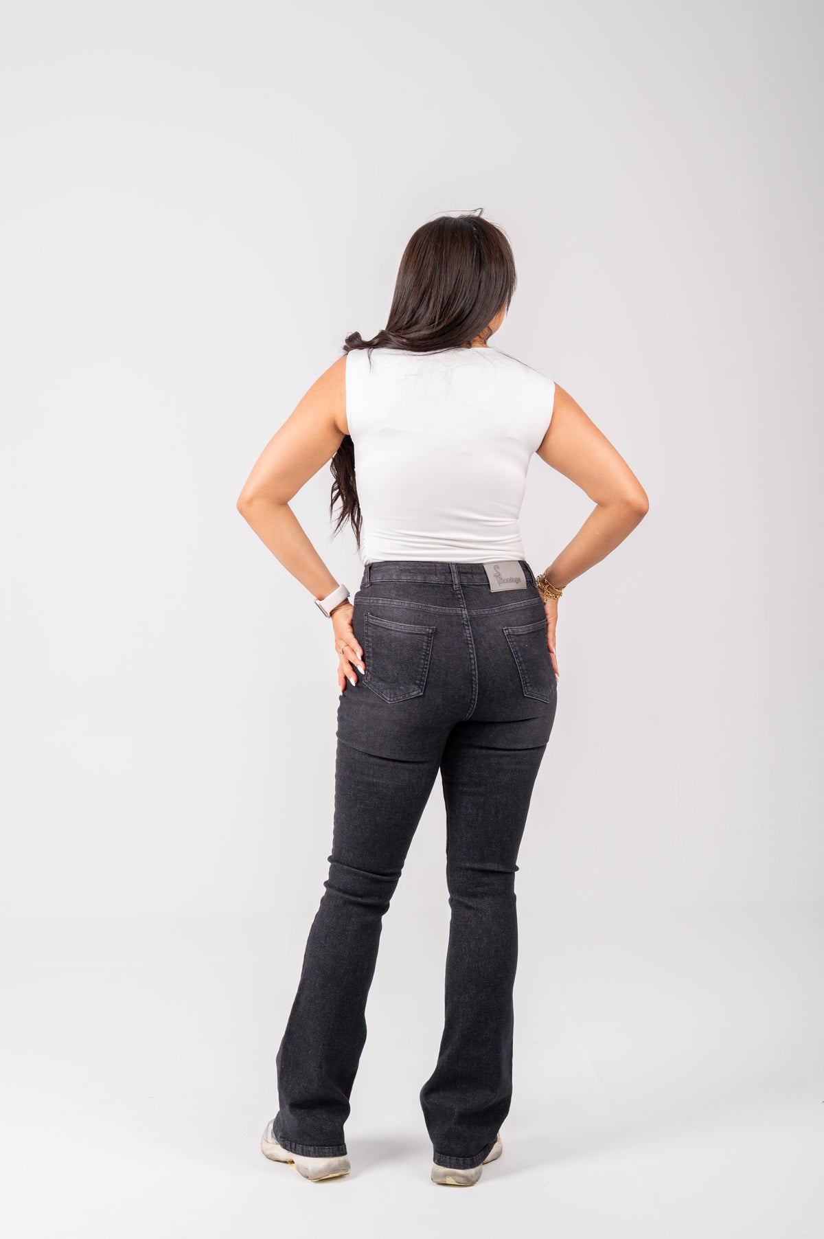 Flare jeans Dark Gray