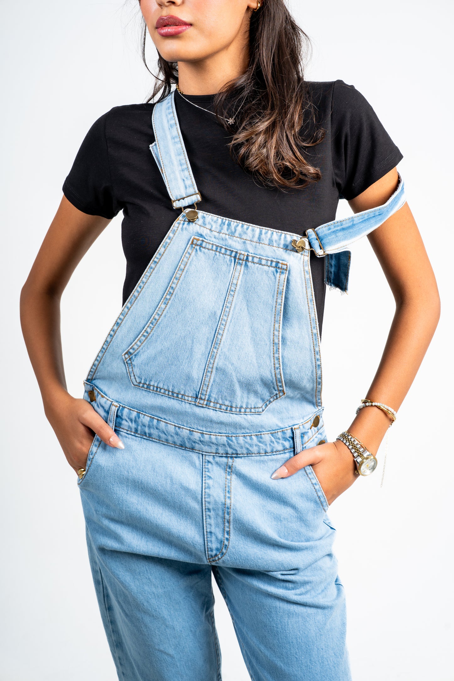 Jumpsuit wide leg jeans